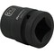 Dynamic 1" Drive Standard Socket, Black Phosphate, Tools 1-3/16" X 1" Drive, 6 Point Standard Length D025338 - alternate 7